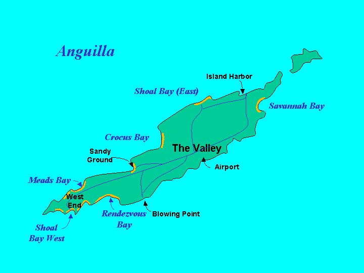 Anguilla Map